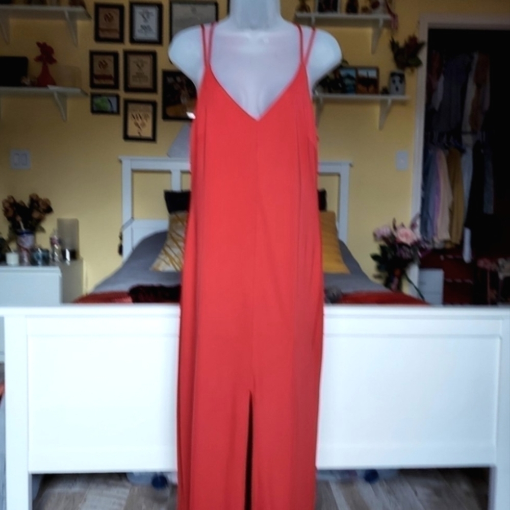 NWT Neiman Marcus Bailey 44 Red Maxi Cocktail Dress - Picture 9 of 14